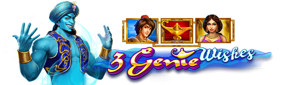 3 Genie Wishes slot game logo