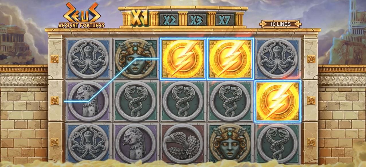 Ancient Fortunes Zeus Slot Bonus