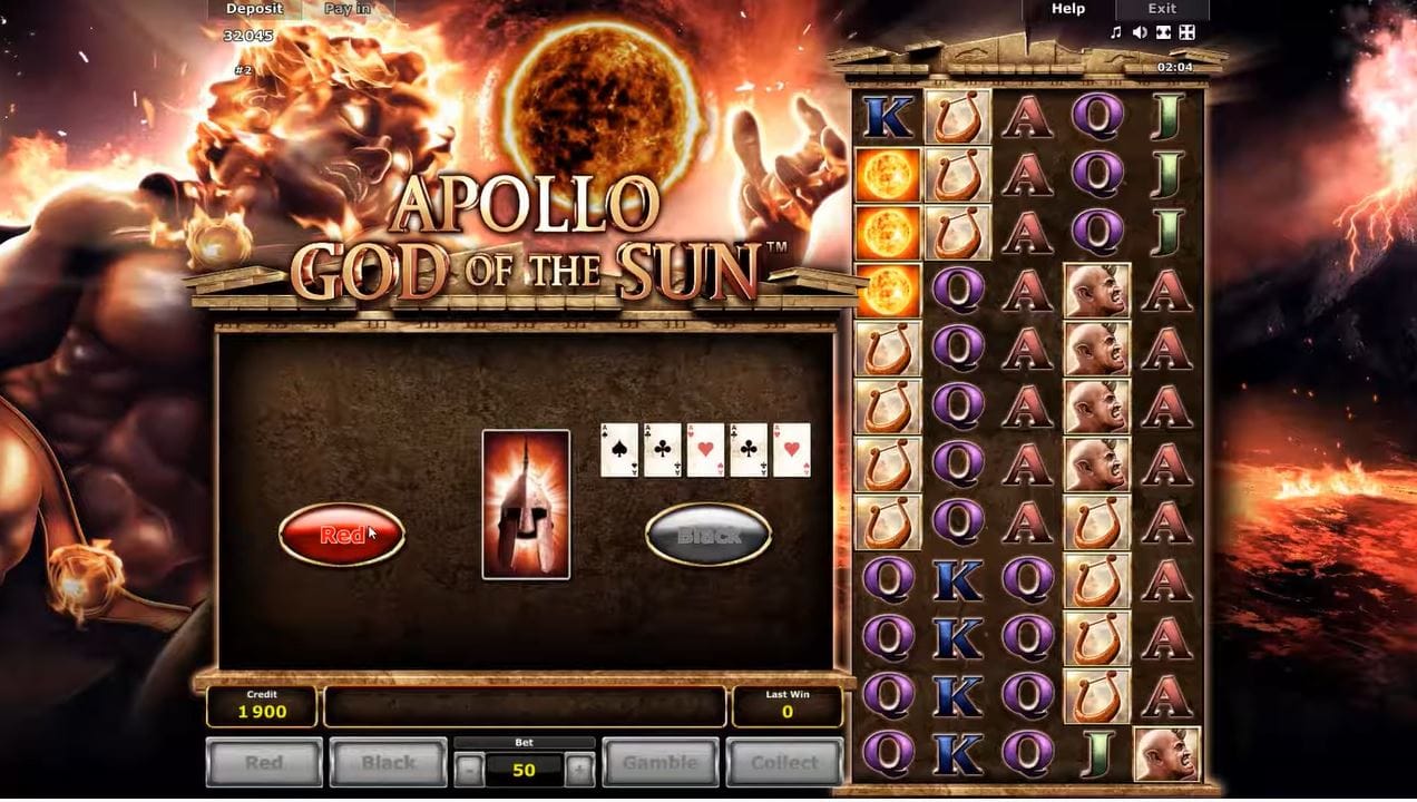 Apollo God Of The Sun Slot Bonus