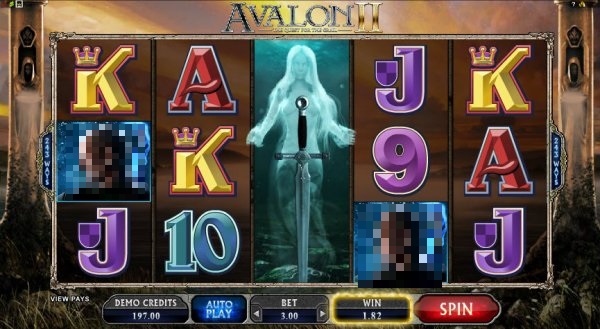 Avalon II- Quest for The Grail Slot Wins