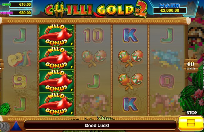 Chilli Gold 2 Slot Bonuses