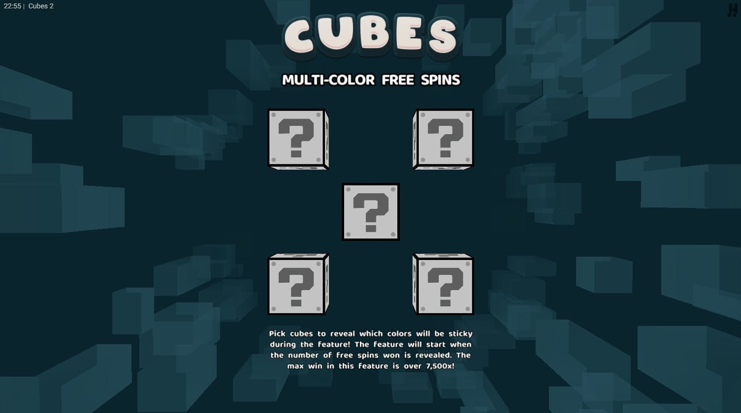 Cubes 2 Slots Features