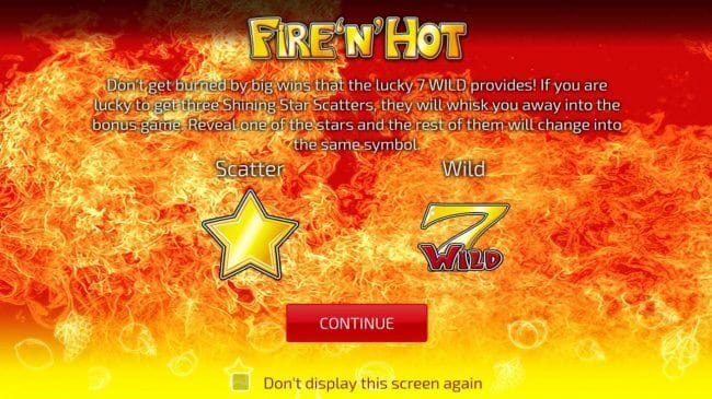 Fire N Hot Slot Bonuses