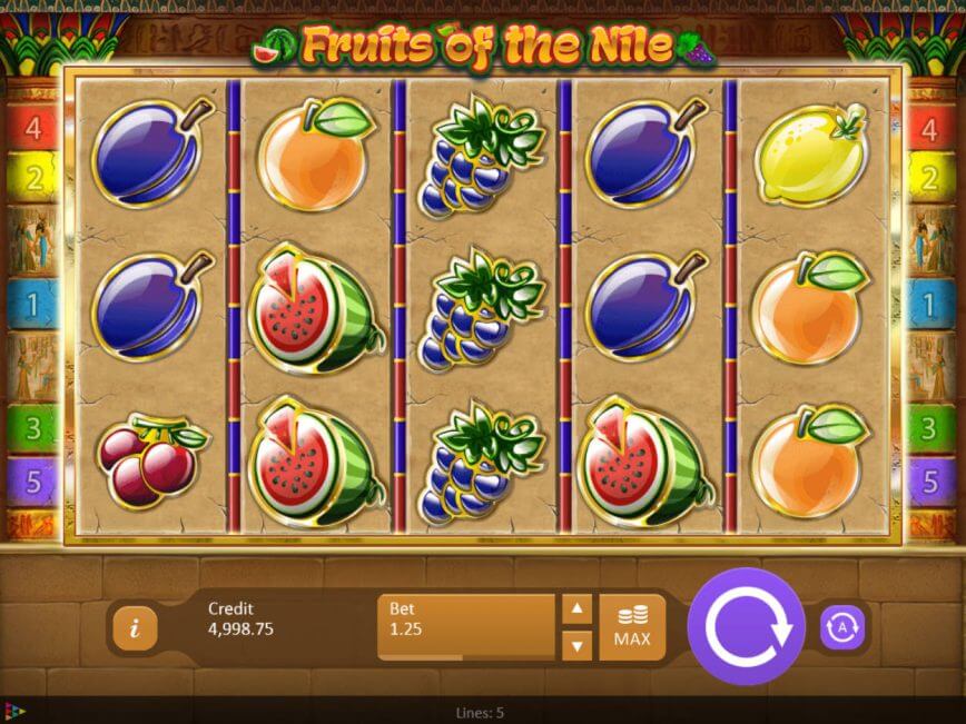 Fruits of the Nile Gameplay