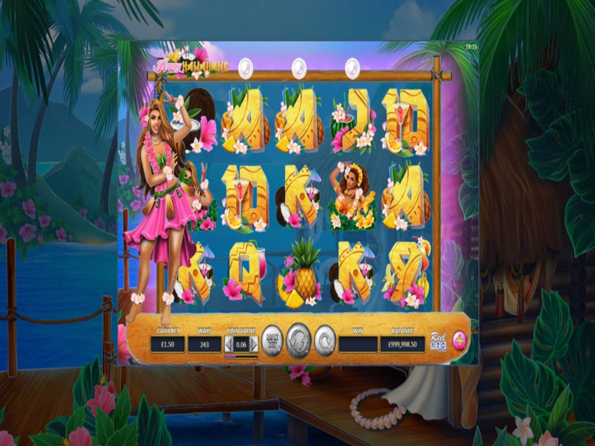 Happy Hawaiians Slot Gameplay