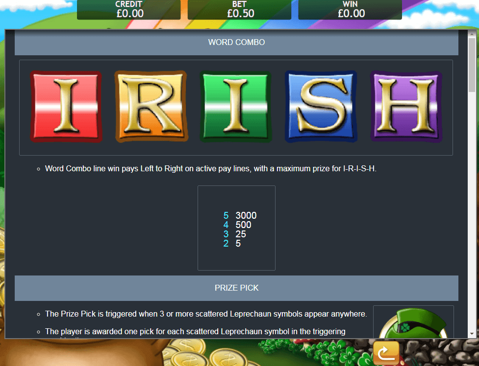 Irish Luck Bonus