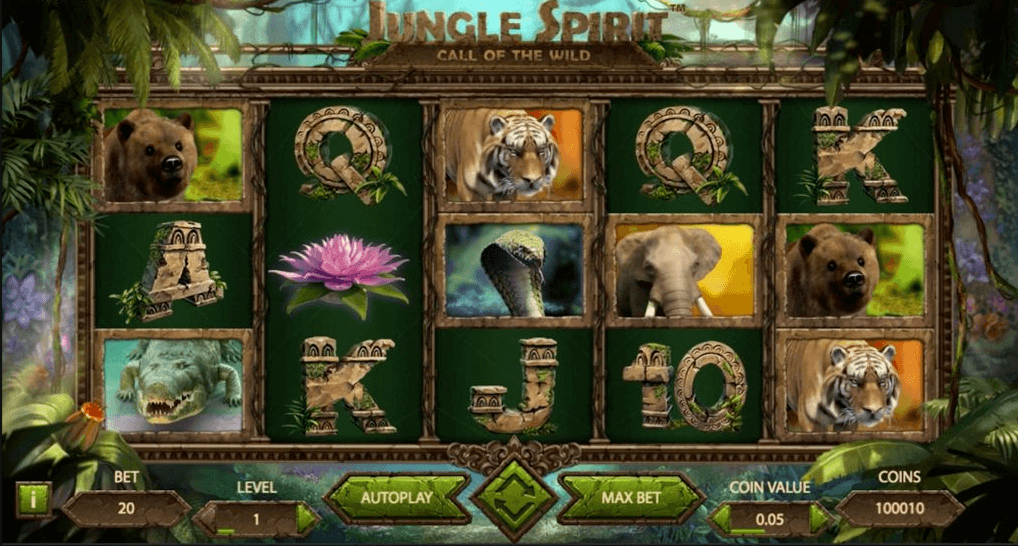 Jungle Spirit Call of the Wild Slot Gameplay