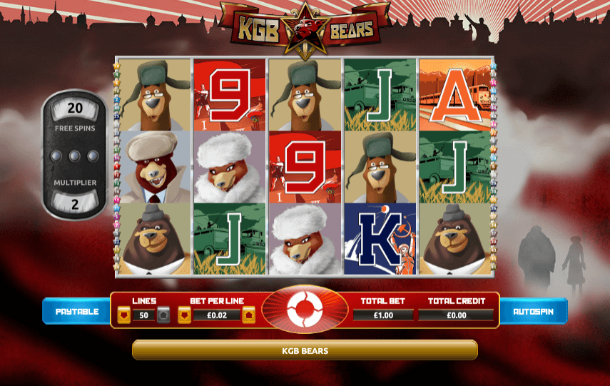 KGB Bears Slot Gameplay