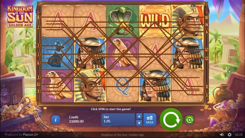 Kingdom of the Sun Slot Bonus