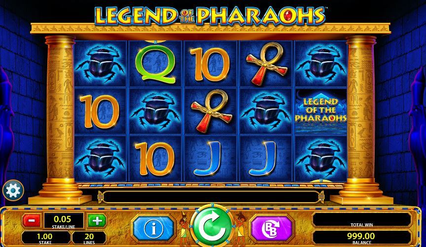Legend of the Pharaohs Slot Gameplay