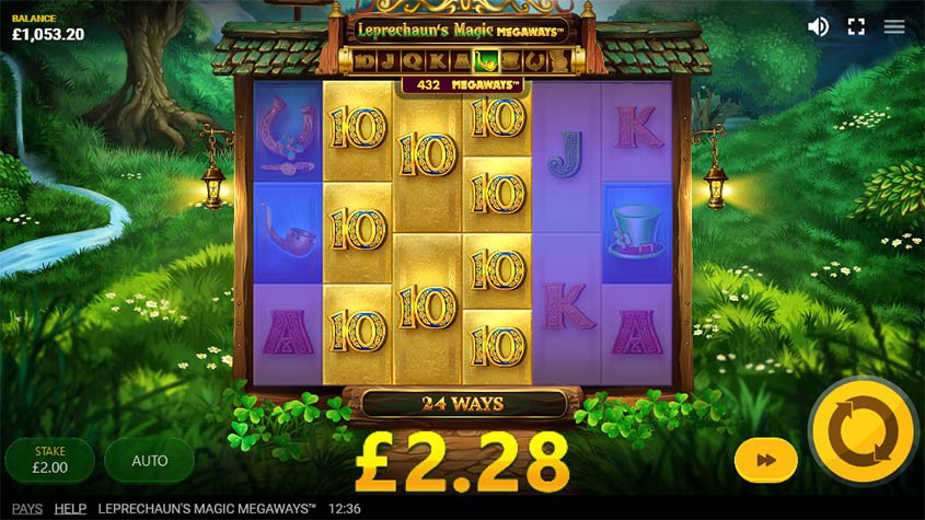 Leprechauns Magic Megaways Slot Wins