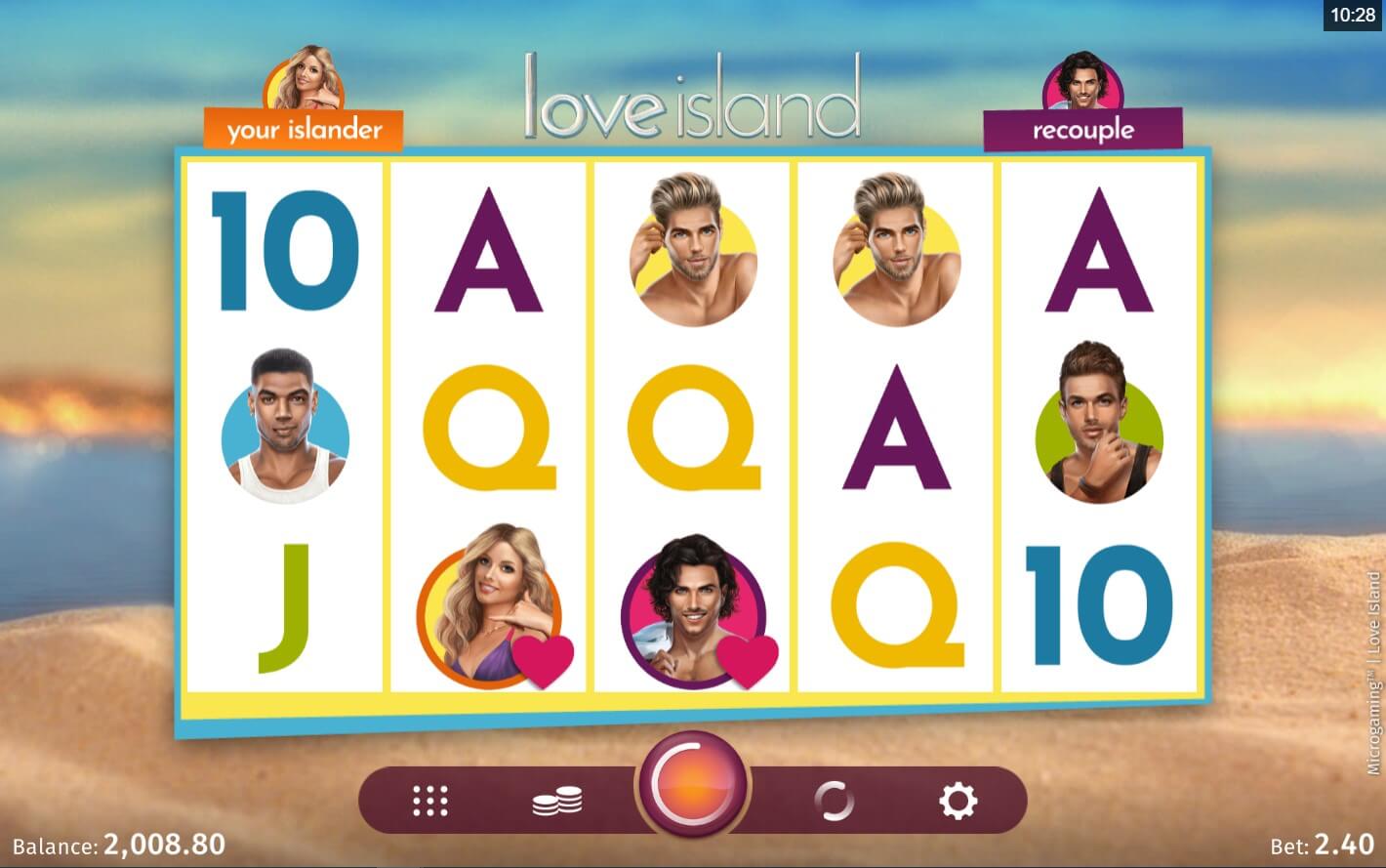 Love Island Bonus Slot Gameplay