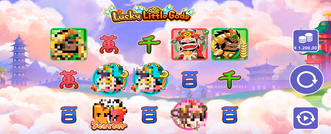 Lucky Little Gods Slot Gameplay