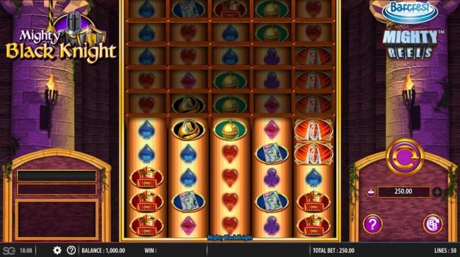 Mighty Black Knight Slot Gameplay