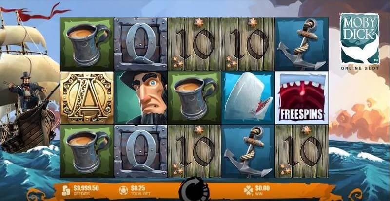Moby Dick Slot Gameplay