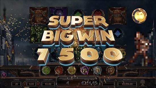 Super Heroes Slot Wins