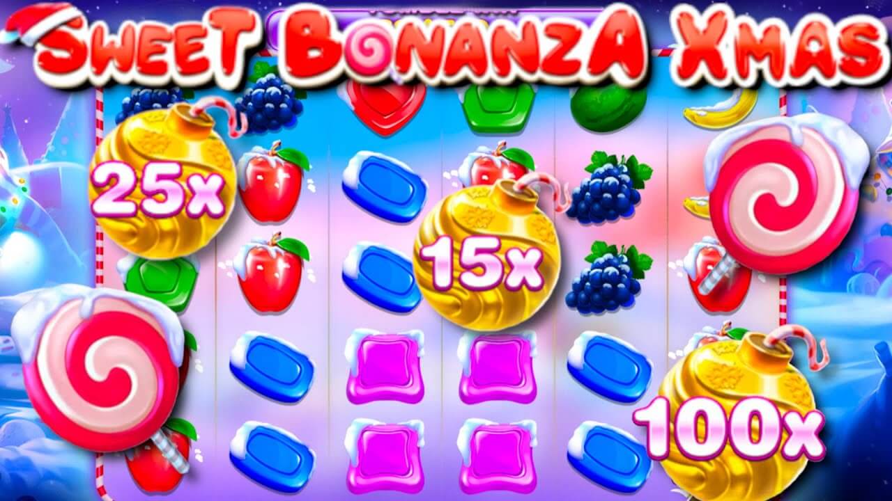 Sweet Bonanza Xmas Slot Gameplay