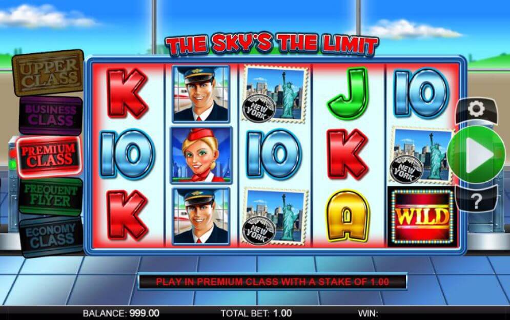 The Skys the Limit Slot Gameplay