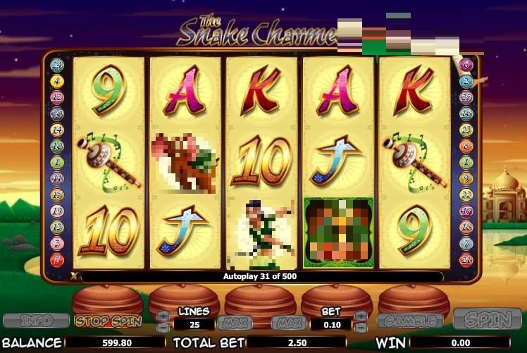 The Snake Charmer Slot Gameplay