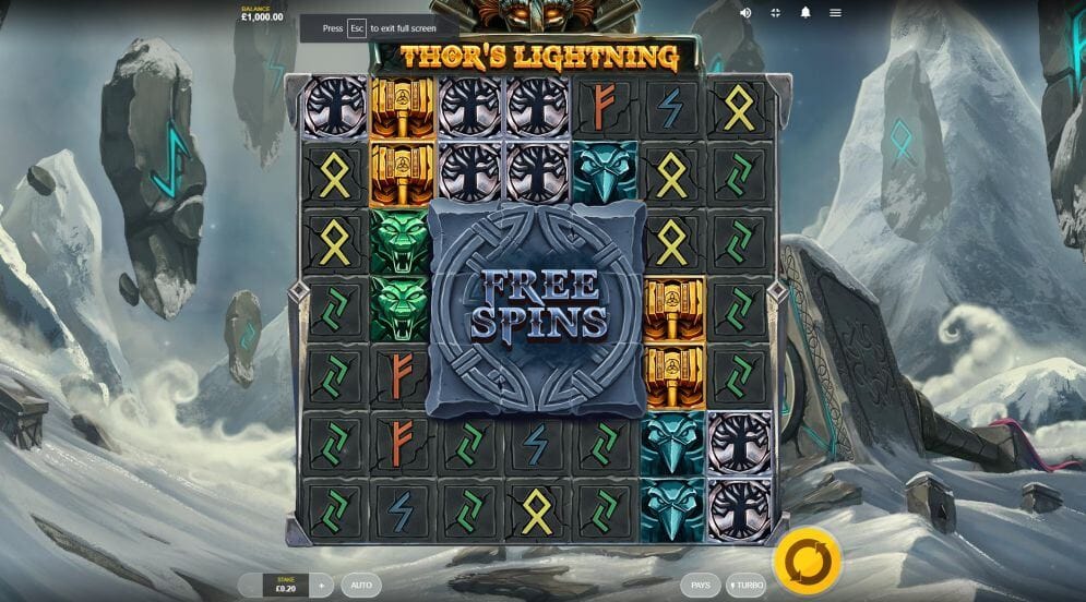 Thor's Lightning Slot Bonus