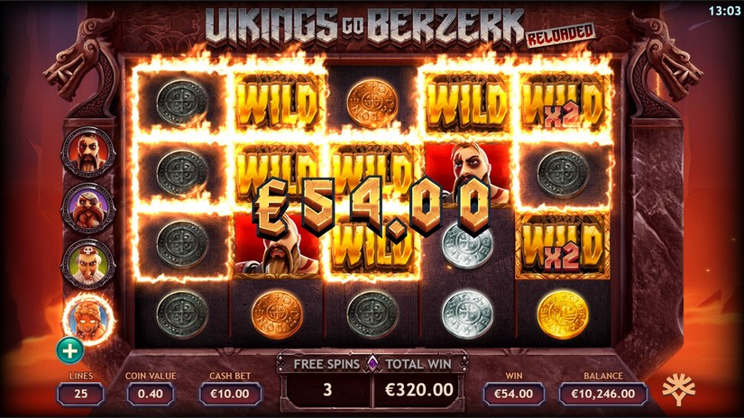 Vikings Go Berzerk Reloaded Slots Gameplay