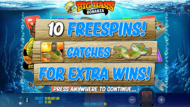 Big Bass Bonanza Free Spins