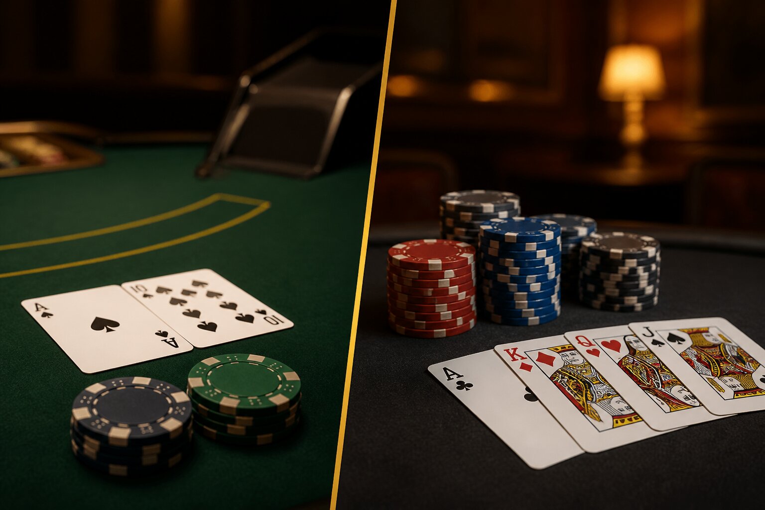 Blackjack vs Poker: Earnings, Winnings & Payout Differences Explained