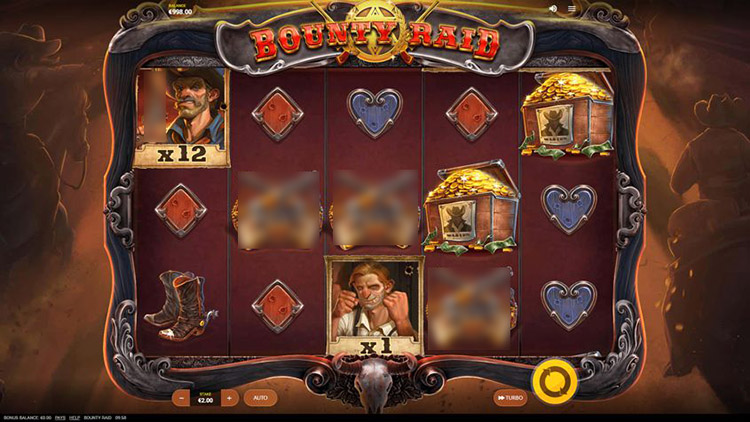 Bounty Raid Slot Reels