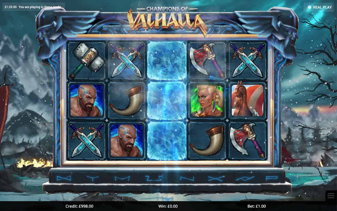 Champions of Valhalla Slot Gameplay