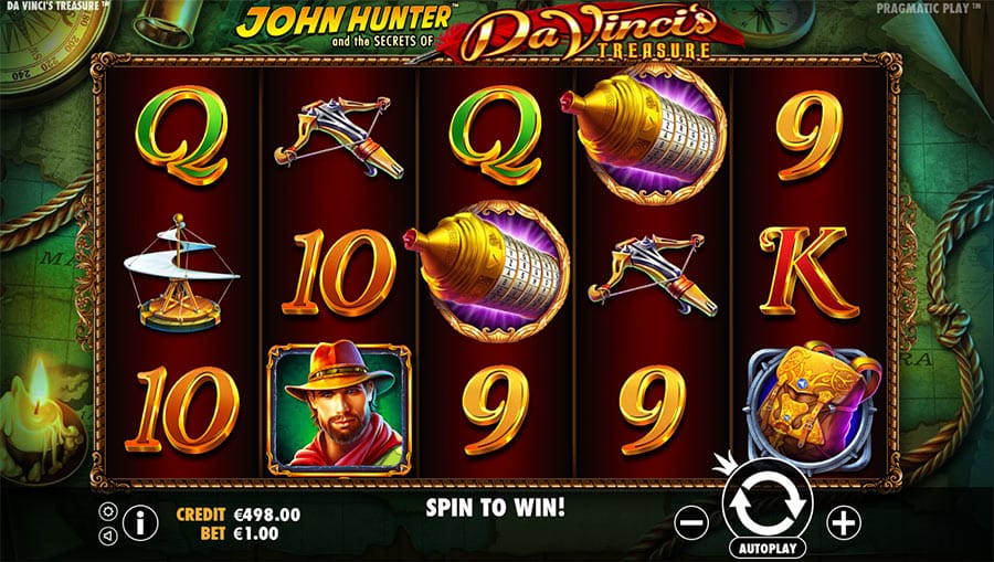 Da Vinci's Treasure Slot Gameplay