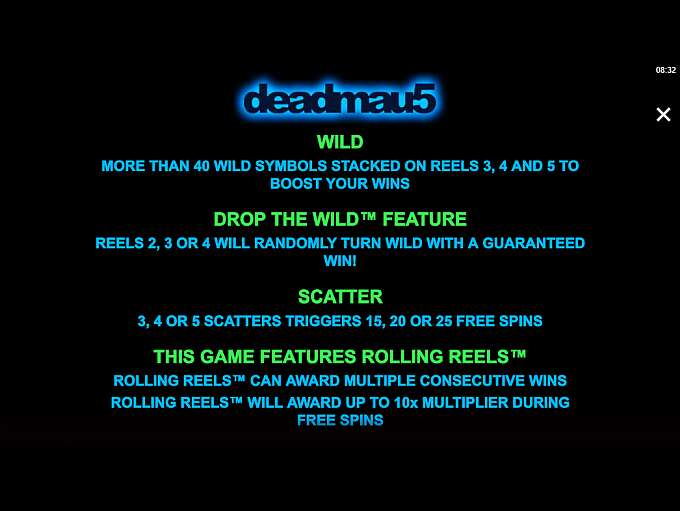deadmau5 Slot Bonuses
