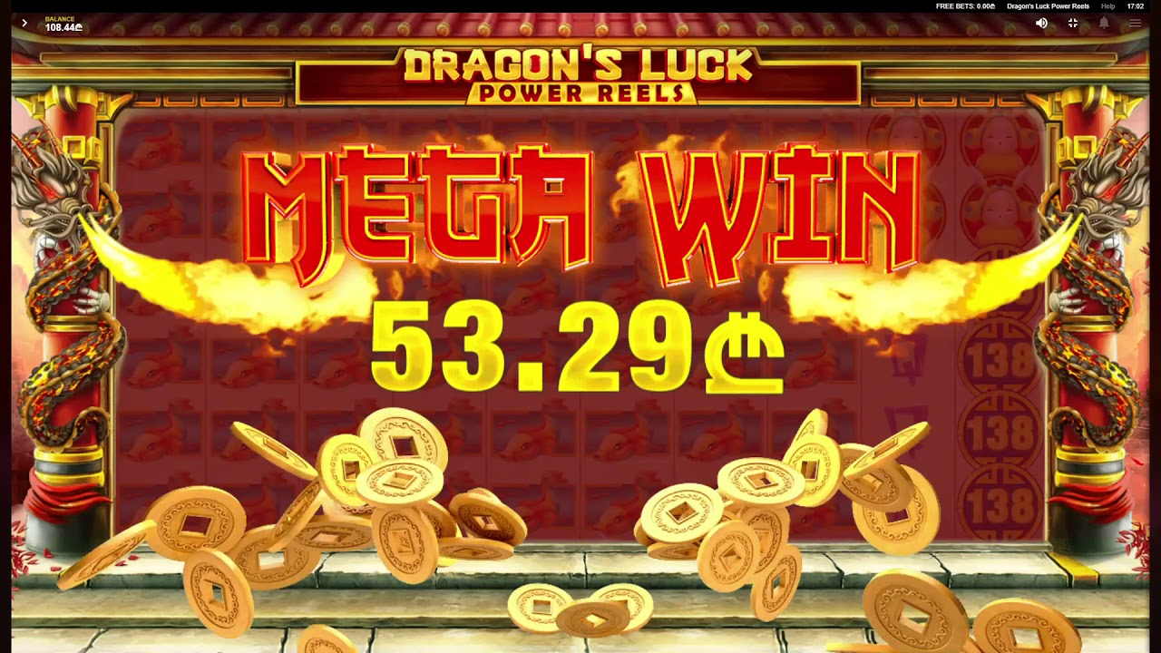 Dragon's Luck Power Reels Slot Gameplay