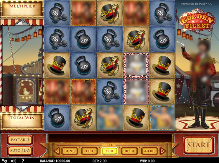 Golden Ticket Slot Reels