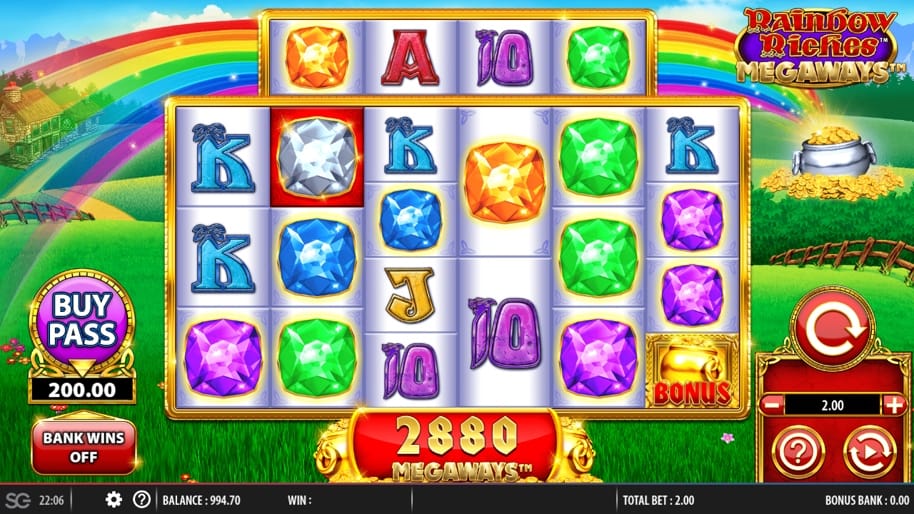 Rainbow Riches Megaways Slots