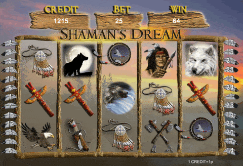 Shamans Dream Slots Games