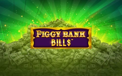 Piggy Bank Bills Slot Logo Slots UK