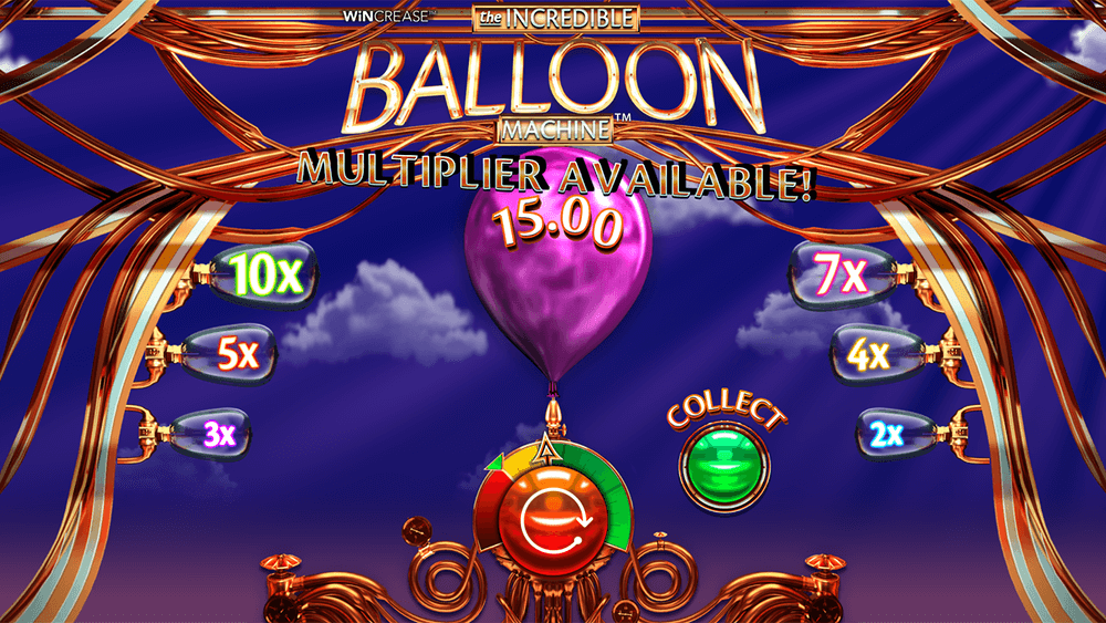 The Incredible Balloon Machine Slot Bonuses