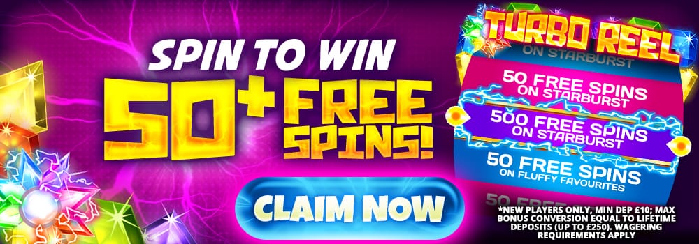 50 Free Spins - SlotsUK